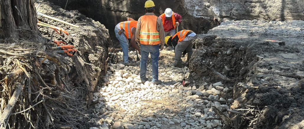 Registra Municipio de Aguascalientes avance del 45 por ciento en rehabilitación del colector pluvial Juan Pablo II