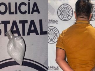 Uniformados de la Policía Metropolitana detuvieron a un sujeto que tenía en su poder una bolsa con sustancia granulada