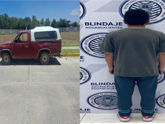 Policías del Mando Coordinado sorprenden en Jesús María a sujeto a bordo de un vehículo con reporte de robo