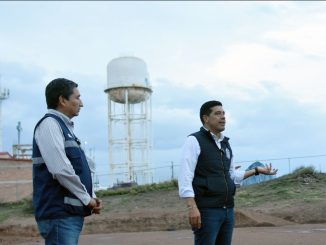 Leo Montañez fortalece servicio de agua potable con rehabilitación de tanque en el fraccionamiento Palomino Dena