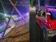 Policía Vial atiende choque contra poste en Av. Aguascalientes