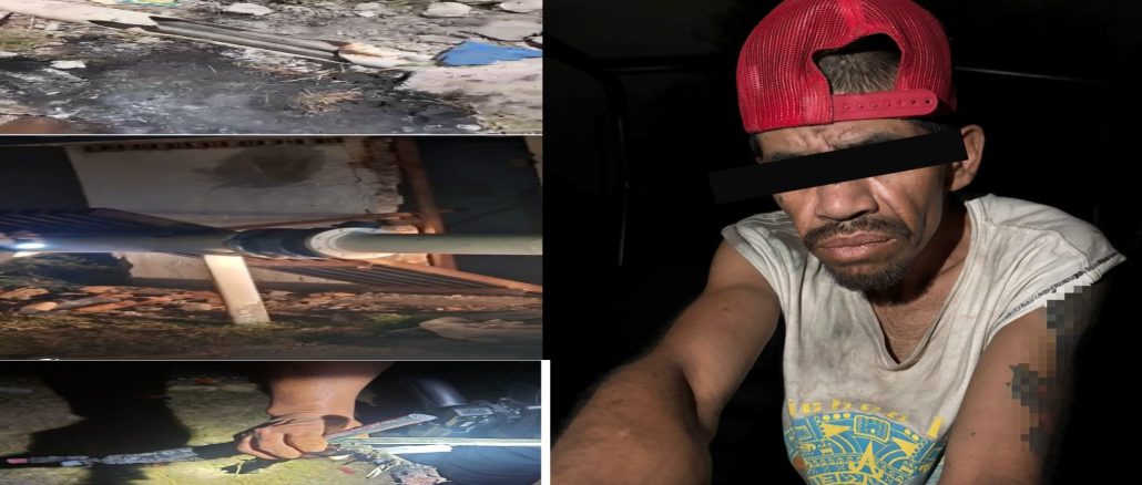 Policía Municipal detiene a sujeto por vandalizar Pozo de agua en Villa Montaña