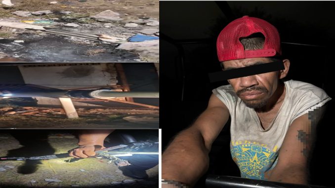 Policía Municipal detiene a sujeto por vandalizar Pozo de agua en Villa Montaña