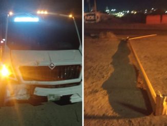 Policía Vial atiende choque contra objeto fijo en Boulevard Guadalupano