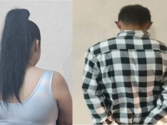 Policías Estatales detienen a una pareja que realizaba disturbio en el exterior de un antro ubicado en la calle Nieto del Municipio Capital