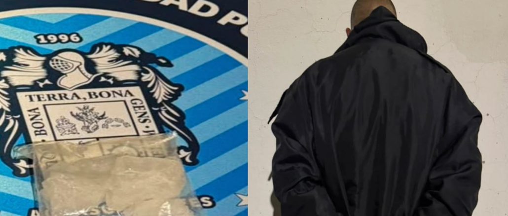 Policías Estatales detienen a sujeto en poder de un envoltorio con sustancia granulada en el Municipio de Jesús María