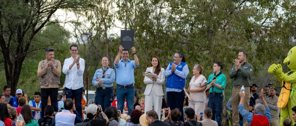 Cumple Leo Montañez a la ciudadanía de Aguascalientes: La Pona es patrimonio ambiental de todos