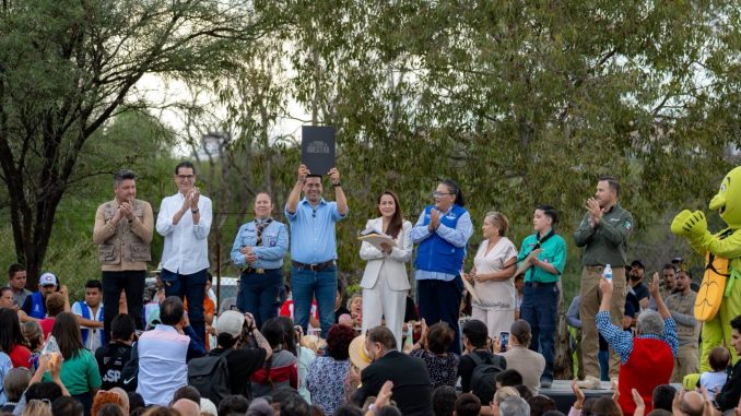 Cumple Leo Montañez a la ciudadanía de Aguascalientes: La Pona es patrimonio ambiental de todos