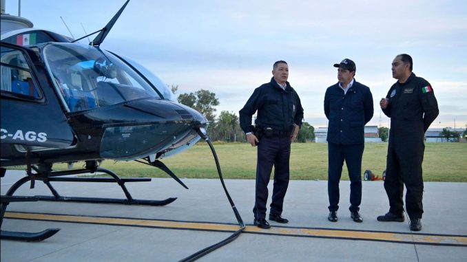 Encabeza Leo Montañez sobrevuelo de vigilancia por la Seguridad de las familias
