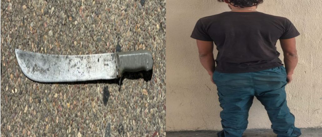 Policías Estatales detuvieron a sujeto en poder de arma prohibida en el fraccionamiento Periodistas