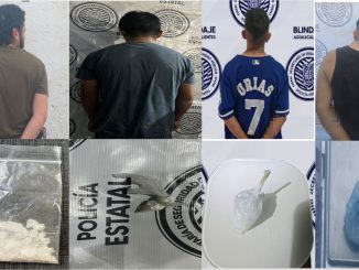 Fueron detenidas durante los Operativos que desarrolla la SSPE cuatro personas con sustancias presumiblemente ilícitas