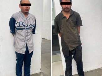 Detiene Policía Municipal a dos sujetos por robo calificado de motocicleta en Cañada Honda