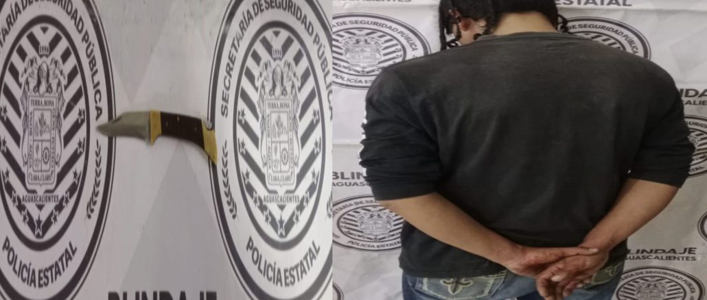 Policías del Mando Coordinado detuvieron a un sujeto acusado de violencia de género en el Municipio de Cosío, además aseguraron arma prohibida