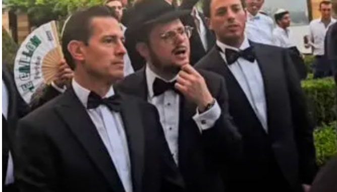 Captan a Peña Nieto en boda con uno de los empresarios israelíes señalados de haberlo sobornado con 25 mdd