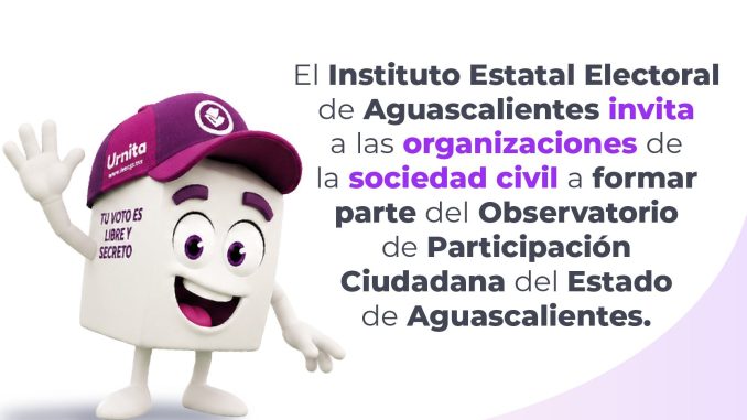 Convocan a organizaciones civiles a integrar Observatorio de Participación Ciudadana