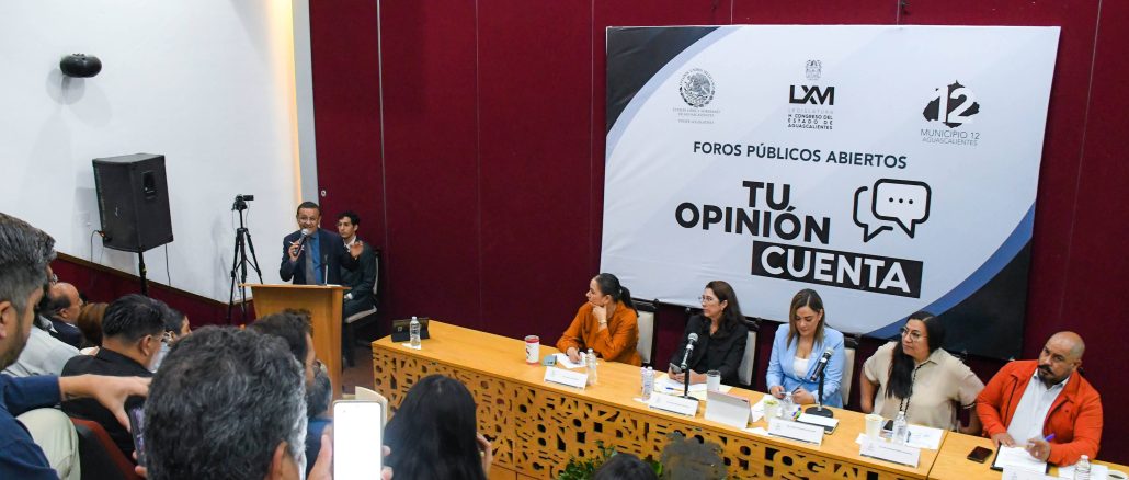 Congreso de Aguascalientes concluye Foros Públicos para analizar la viabilidad del Municipio número 12: Villa Juárez; todas las voces fueron escuchadas