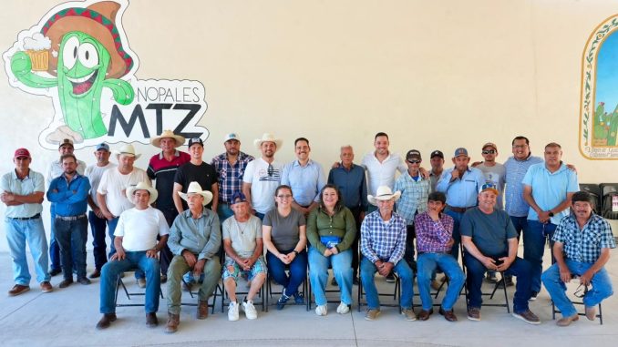 Toño Martín del Campo escucha a productores de nopal de Calvillo para fortalecer la Agenda del Campo