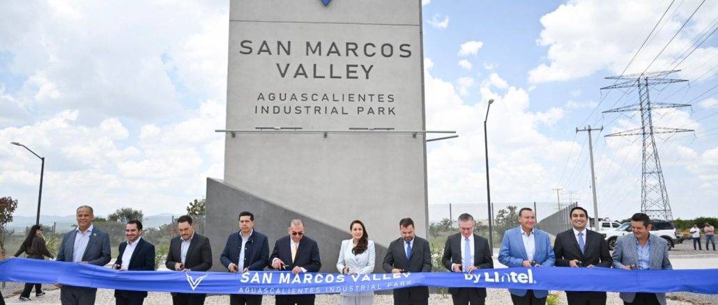 Gobernadora Tere Jiménez, inaugura la primera etapa del Parque Industrial San Marcos Valley