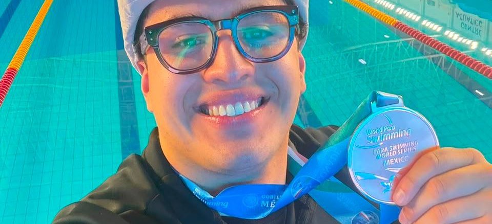 Aguascalentense conquista Medalla de Bronce en la Serie Mundial de Paranatación