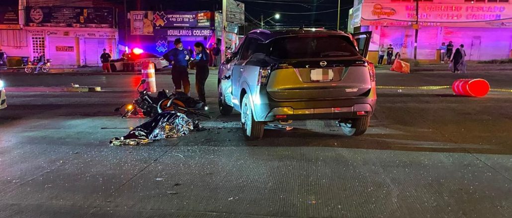 Policías Vial atiende fatal accidente de motociclista en Ojocaliente III