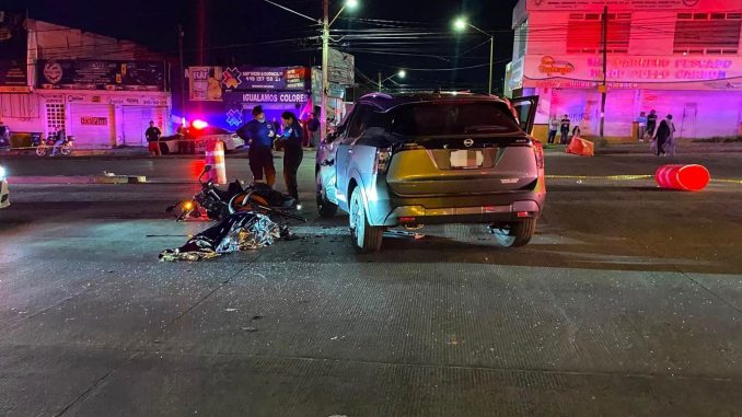 Policías Vial atiende fatal accidente de motociclista en Ojocaliente III