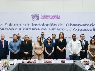 Tere Jiménez encabeza instalación del Observatorio de participación ciudadana para fortalecer la Democracia en Aguascalientes