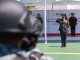 Secretario de la SSPE asiste a la ceremonia de "Toma de Posesión al Cargo, Posesión de Mando y Protesta de Bandera del C. Tte. Cor. de la Guardia Nacional E. M.