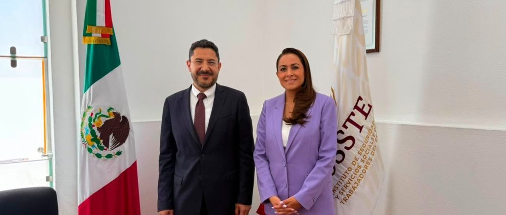 Gobernadora Tere Jiménez y Martí Batres suman esfuerzos para fortalecer la atención del ISSSTE en Aguascalientes