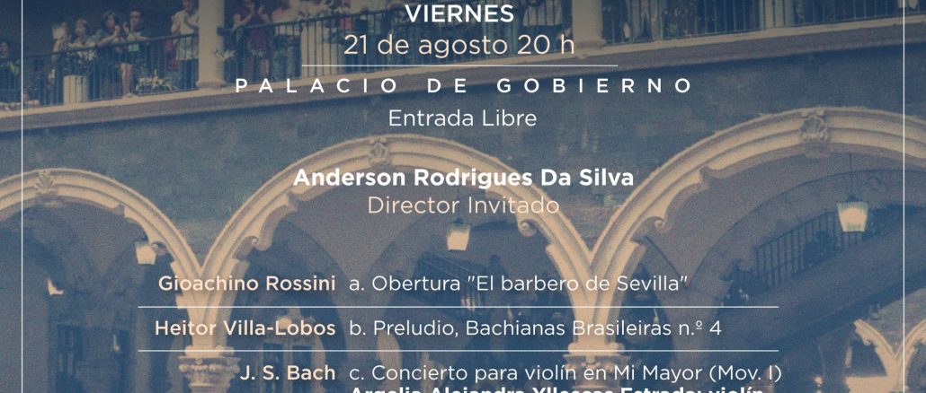 ​🎼La Orquesta Sinfónica en Palacio de Gobierno