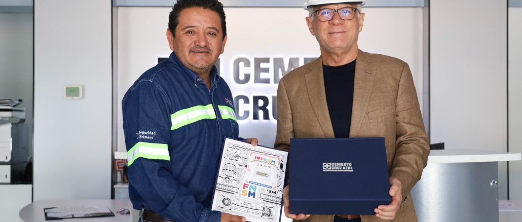 Presidente del PFNSM visita Cementos Cruz Azul Aguascalientes