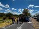 Choque frontal en la carretera estatal 42 deja saldo de dos personas lesionadas trasladadas a recibir atención médica