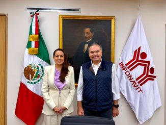 Tere Jiménez se reune con Octavio Romero, director del INFONAVIT; acuerdan impulsar más vivienda social en Aguascalientes