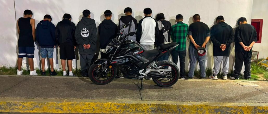 Policía Municipal asegura a 12 personas tras participar en una riña