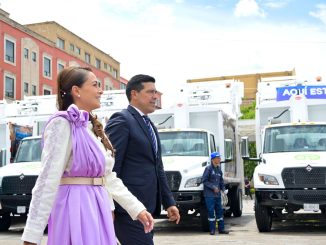 Entrega Leo Montañez 20 nuevos camiones recolectores y 1000 contenedores con una inversión histórica de más de 170 millones de pesos