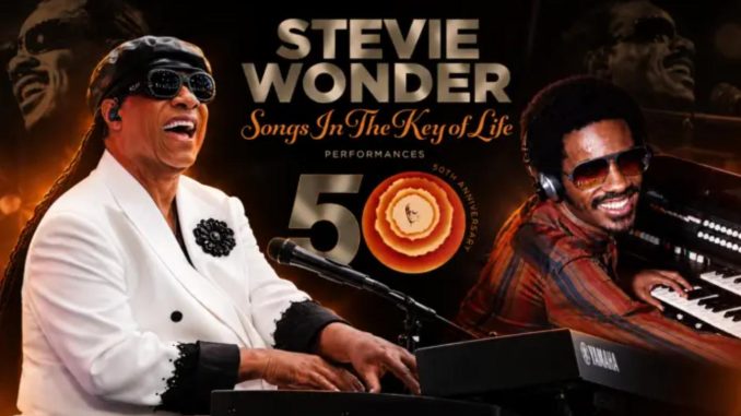 Stevie Wonder celebrará 50 años de Songs in the Key of Life