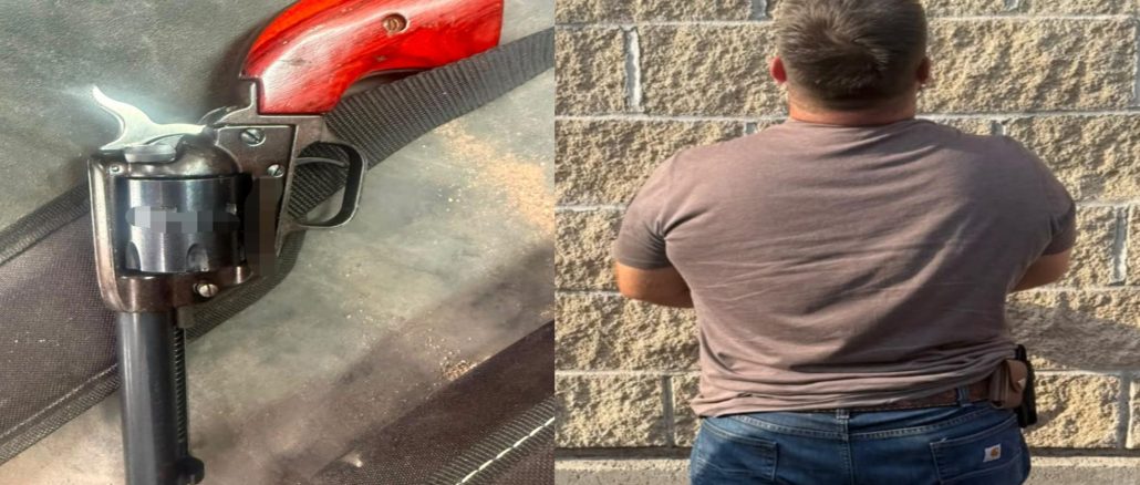 Policía Estatal detiene a un sujeto en el Municipio de San Francisco de los Romo que tenía en su poder arma de fuego