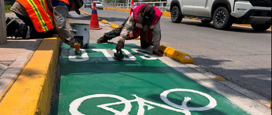 Intensifica Municipio de Aguascalientes mejora de ciclovías
