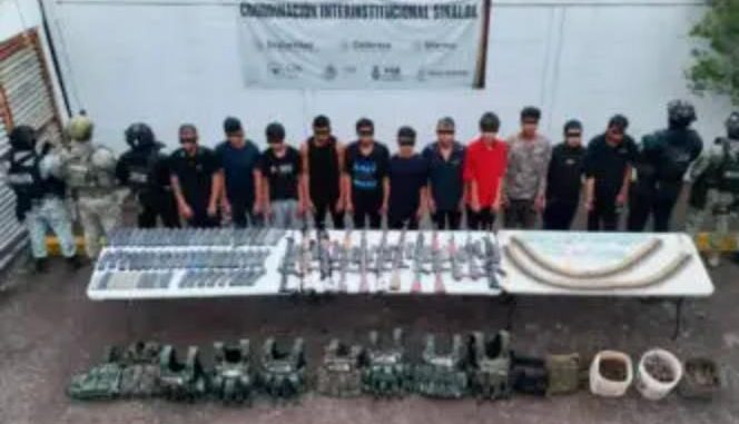 Detienen en Escuinapa a 11 presuntos integrantes de 'Los Chapitos'; los vinculan con 'Casco'