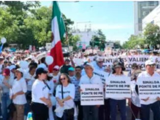 Marcha por la paz reúne a miles en Culiacán, a dos años del recrudecimiento de la violencia