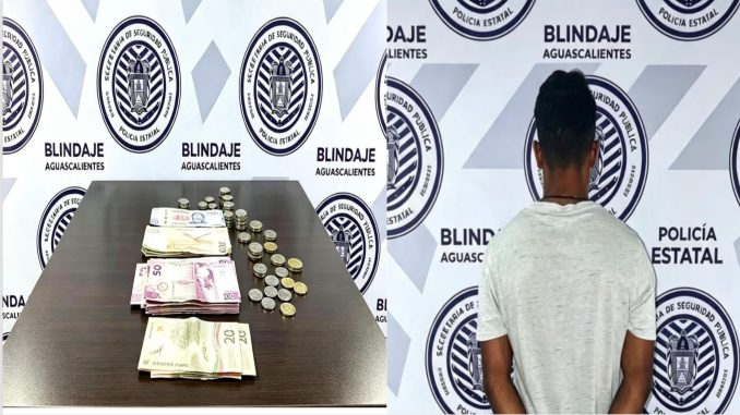 Policías del Mando Coordinado detienen al presunto asaltante de tienda de conveniencia OXXO en el Municipio de Jesús María