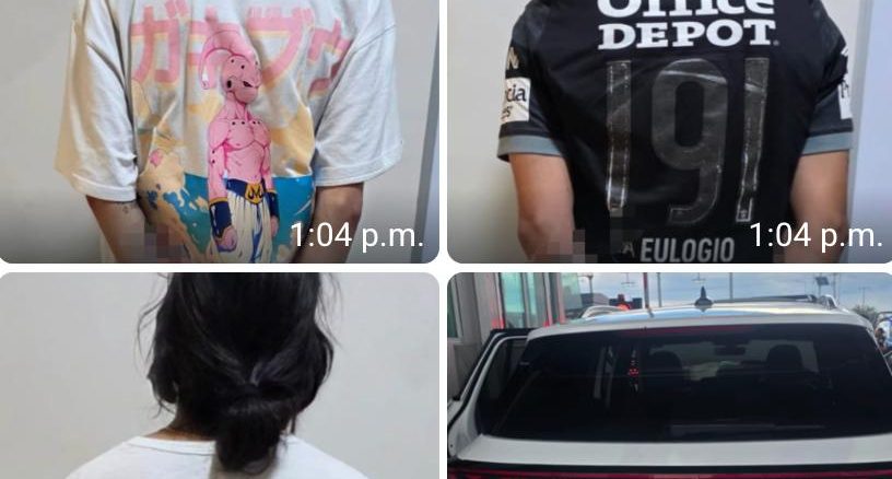 Policías Estatales detienen a tres sujetos en la Puerta de Seguridad Sur, señalados como presuntos responsables del delito de cohecho