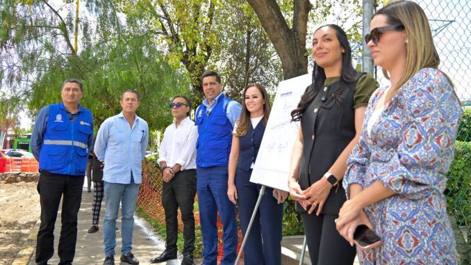 Supervisa Leo Montañez rehabilitación integral de Av. Ayuntamiento