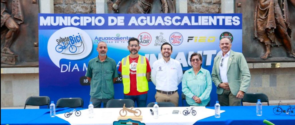 Invita Municipio de Aguascalientes a participar en "Súbete a la Bici" por el Día Mundial sin Auto