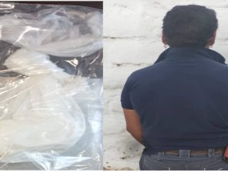 En el Operativo Pescador Policías Estatales detienen en el fraccionamiento Villa Teresa a sujeto con bolsa que contenía sustancia granulada al parecer cristal
