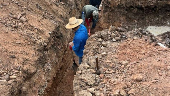 Municipio moderniza la calle San Juan Diego en Hacienda Nueva con concreto hidráulico y nuevas tuberías