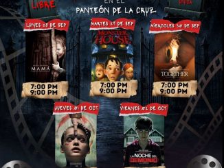 Municipio invita a la semana de películas de suspenso en el Panteón de la Cruz