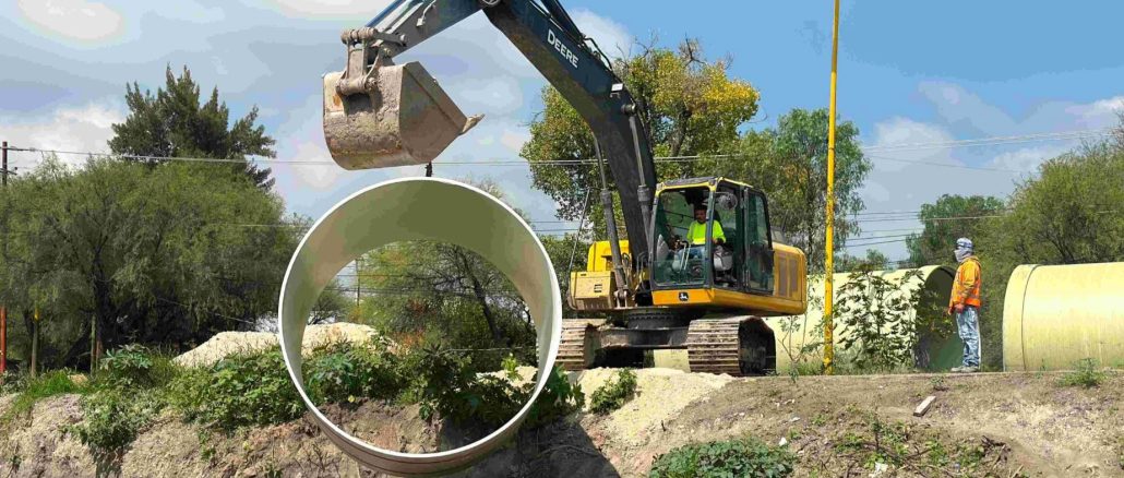 Reporta Municipio de Aguascalientes 68 por ciento de avance en la construcción del colector pluvial en el Blvd. Juan Pablo II