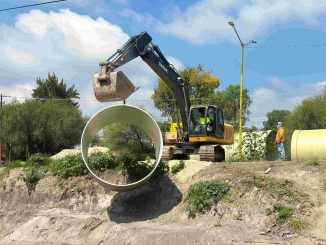 Reporta Municipio de Aguascalientes 68 por ciento de avance en la construcción del colector pluvial en el Blvd. Juan Pablo II
