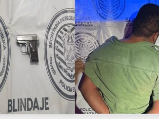 En poder de un arma de fuego fue detenido sujeto en el Municipio de San José de Gracia
