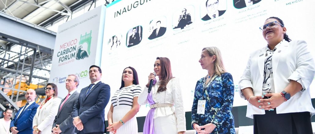 Tere Jiménez, inaugura el Mexico Carbon Forum 2026, uno de los encuentros ambientales y económicos más importantes de América Latina